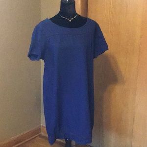Calvin Klein denim colored cotton dress